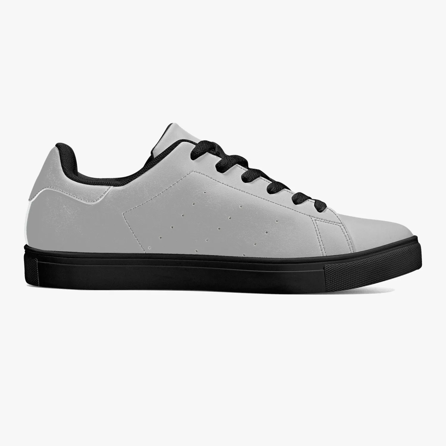 190. Classic Low-Top Leather Sneakers - White/Black