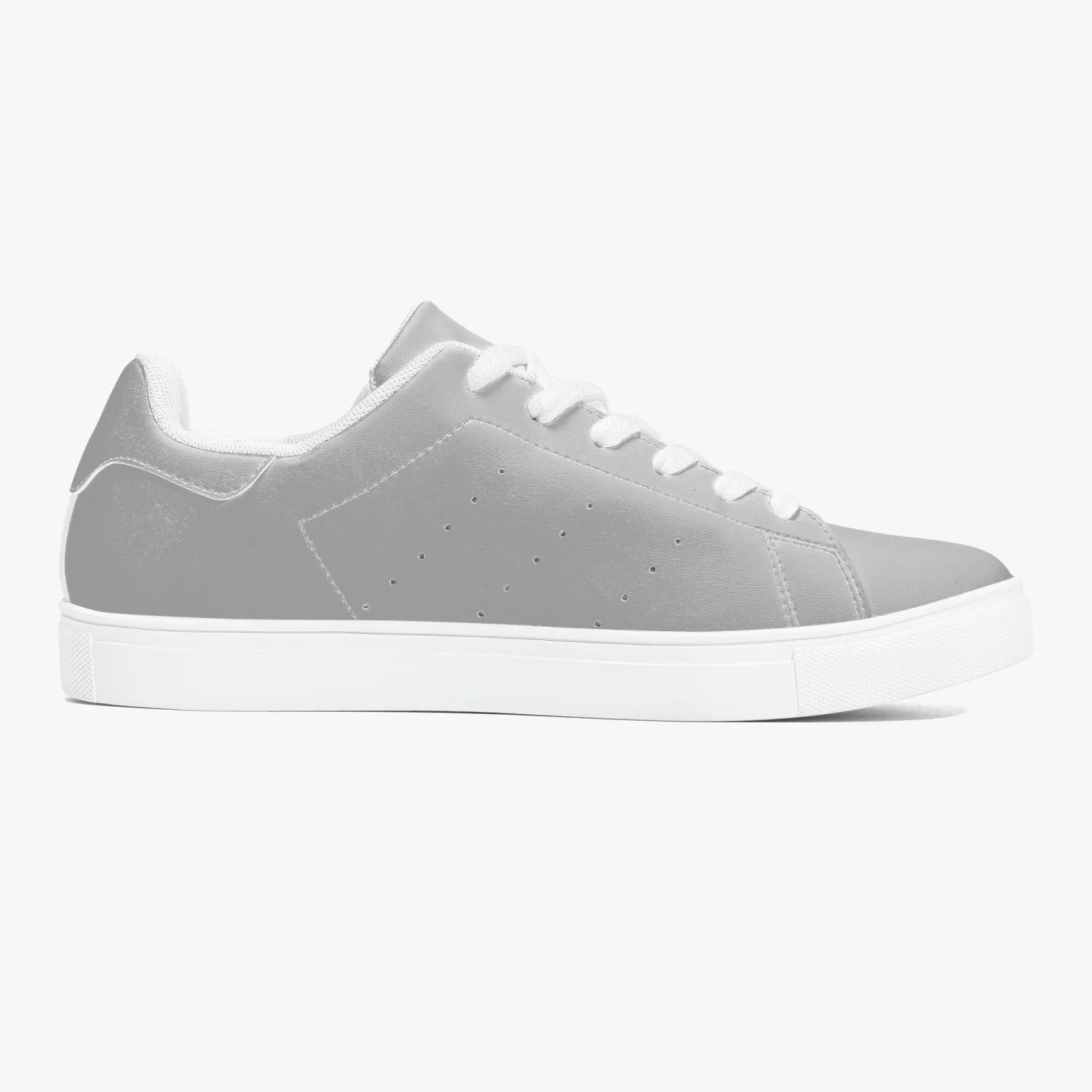 190. Classic Low-Top Leather Sneakers - White/Black