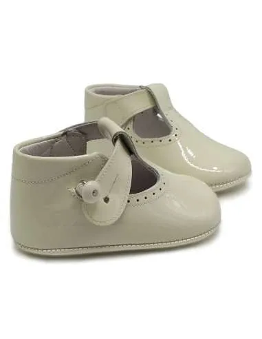 850 Soft Cream Pram Shoe