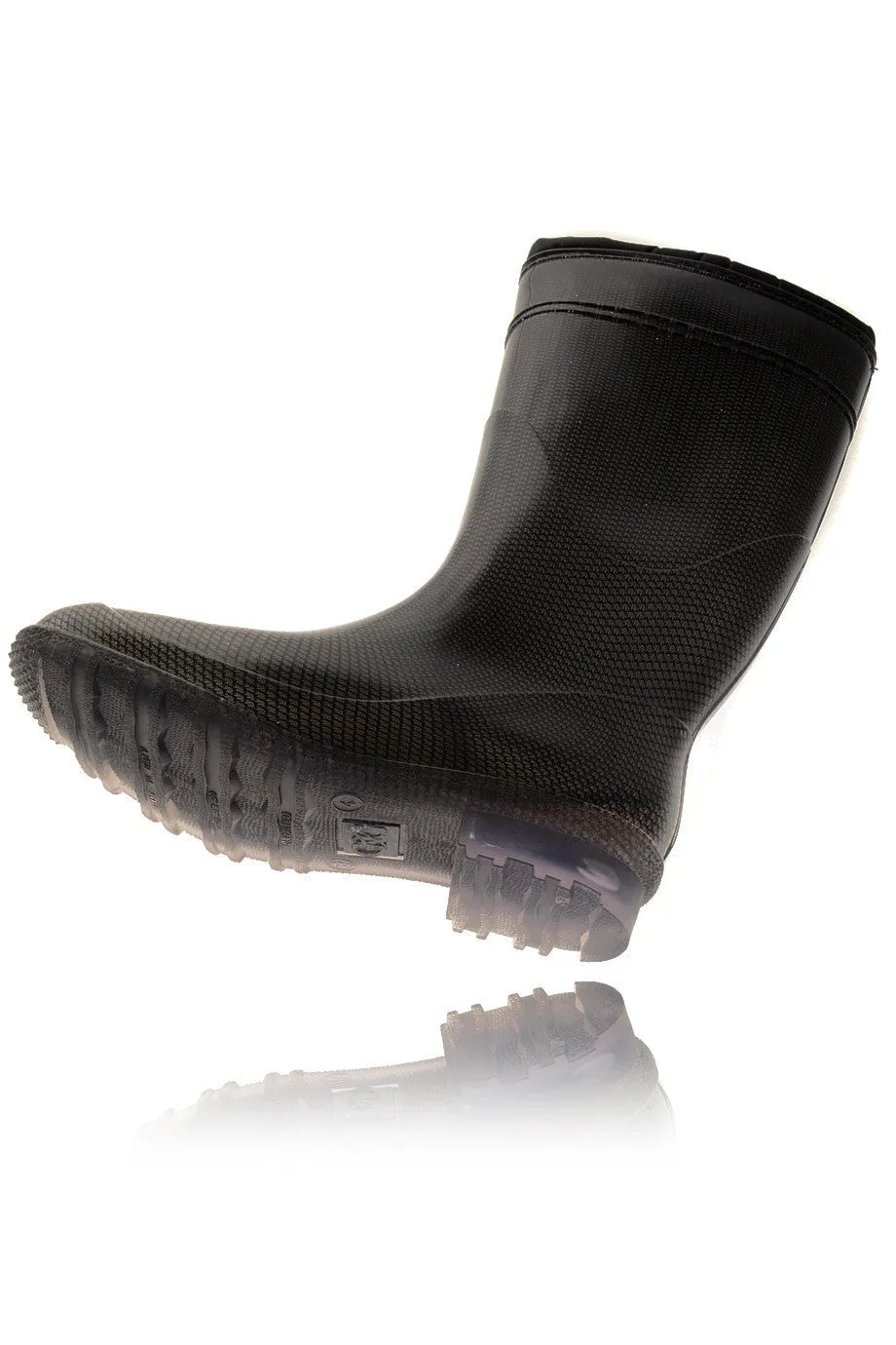 ANDES Black Lace Rubber Boots