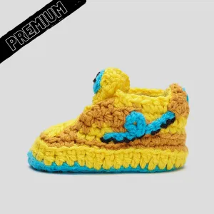 Baby Crochet IB-Bear (Soft felt non-slip bottom & Shoe Box)