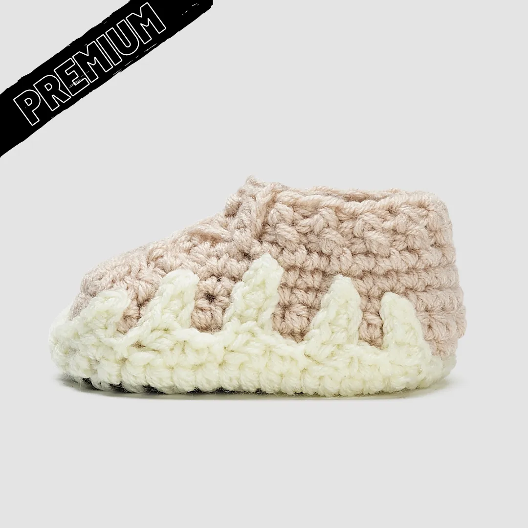 Baby Crochet Yzy Cloud (Soft felt non-slip bottom & Shoe Box)