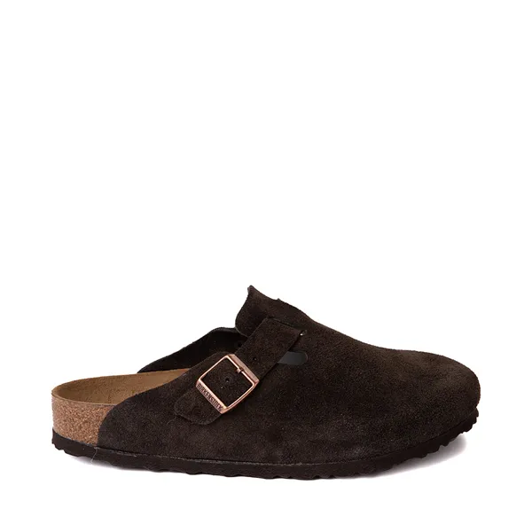 Birkenstock Men's Boston Clogs with Soft Insole, Mocha