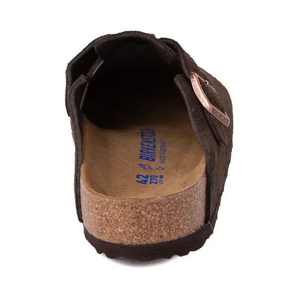 Birkenstock Men's Boston Clogs with Soft Insole, Mocha