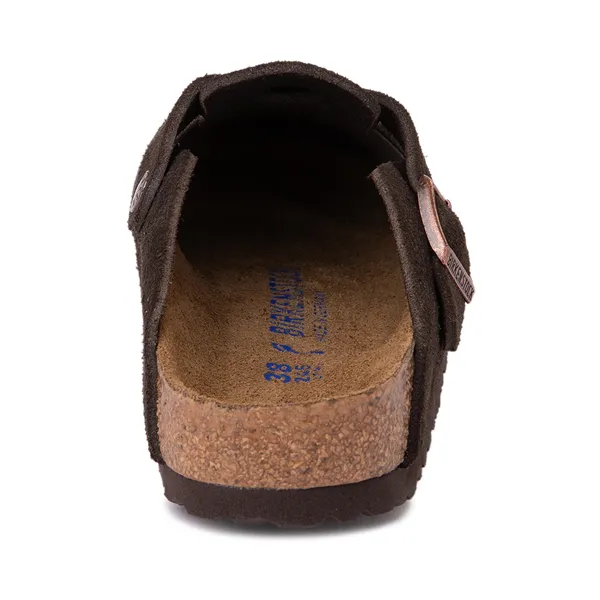 Birkenstock Women's Boston Clogs with Soft Insole, Mocha