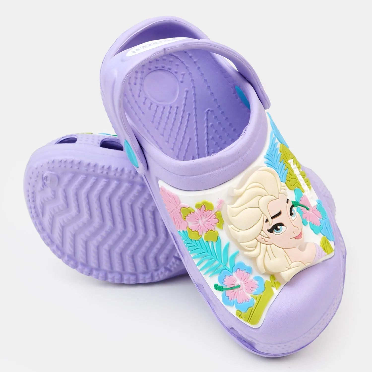 Character Girls Lightning  Non-Slip Slipper -Purple