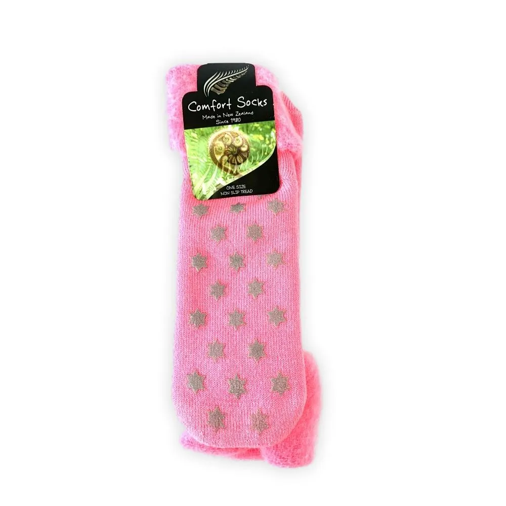 Comfort Socks w/Non Slip Tread