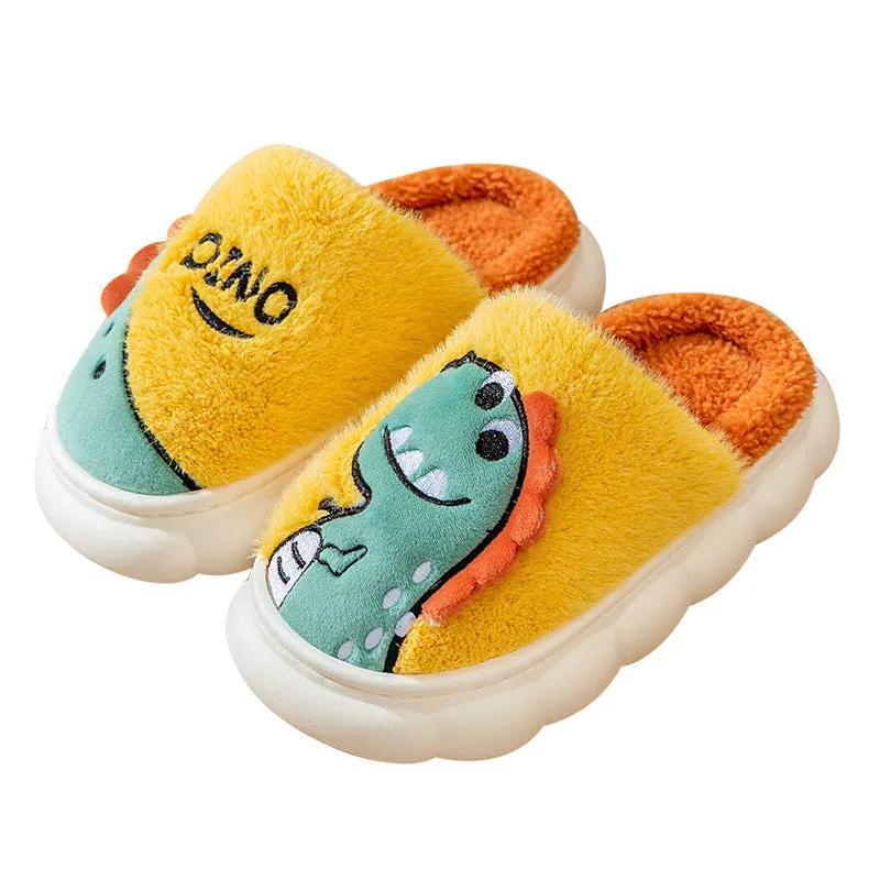 Cotton Slippers Plush Warm Indoor Couple Slippers