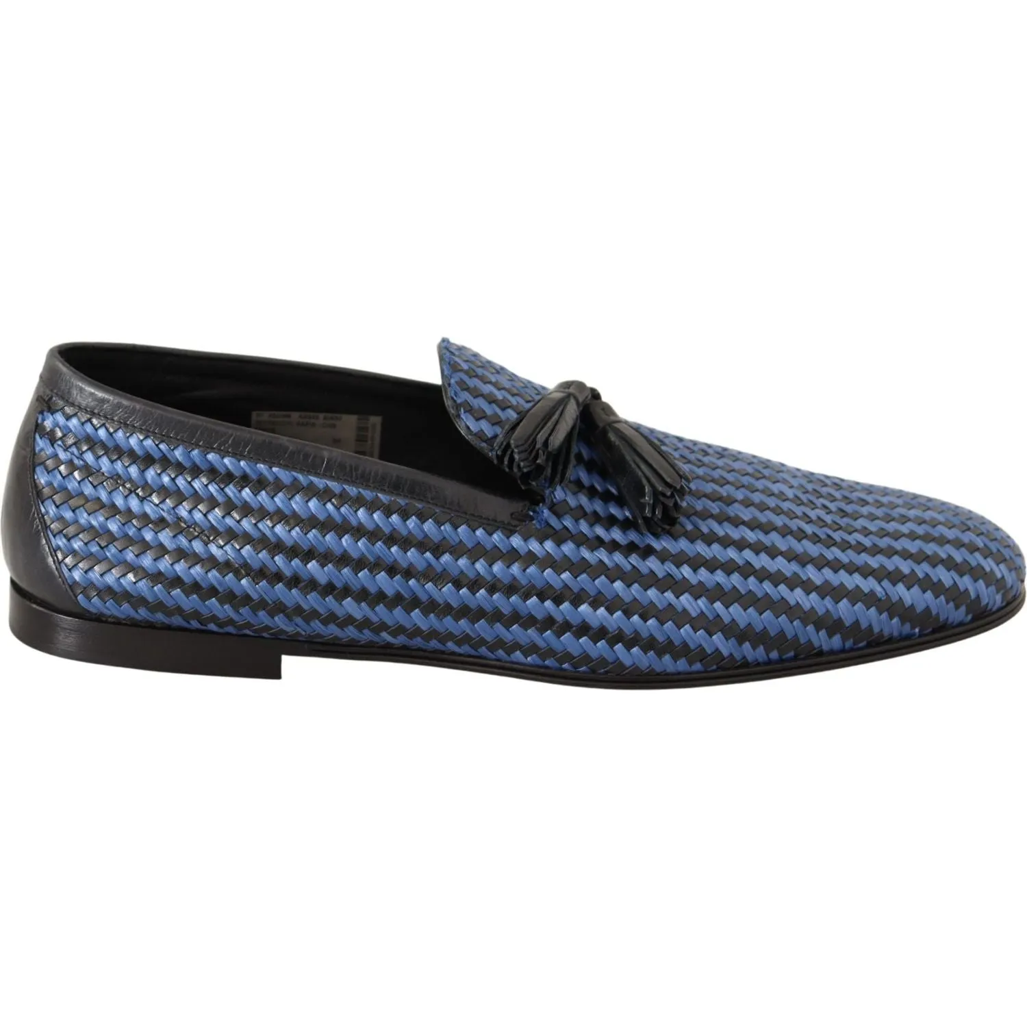 Dolce & Gabbana Elegant Woven Leather Loafers