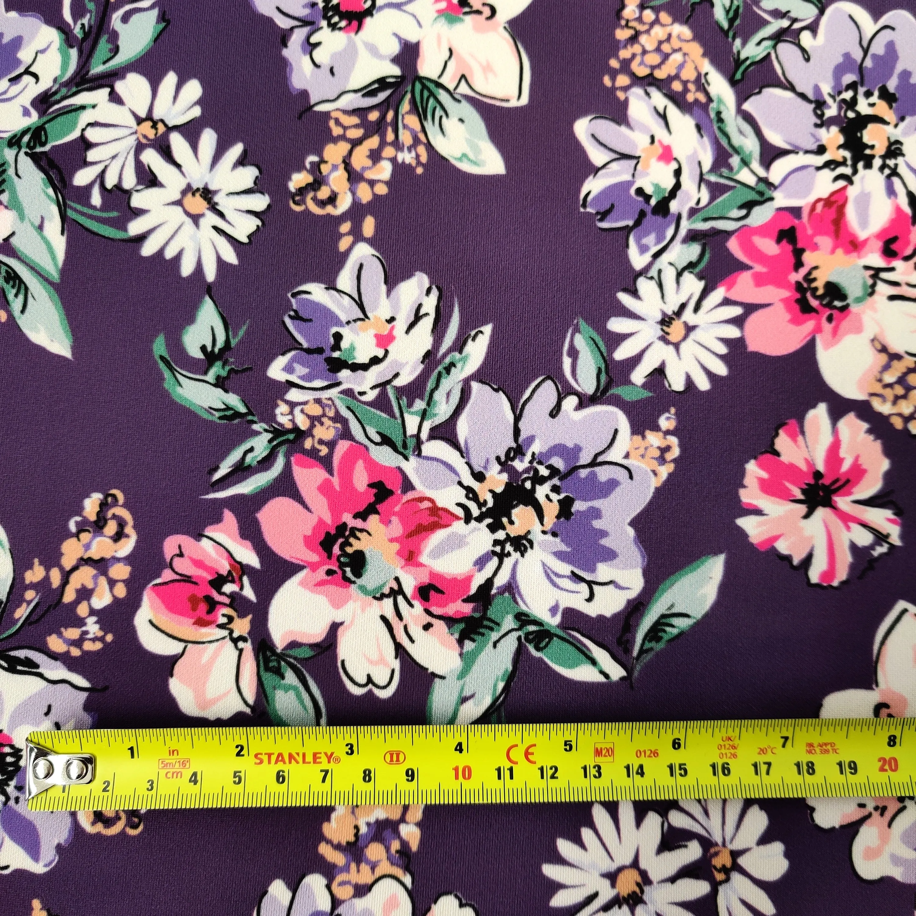 FS552 Purple Floral