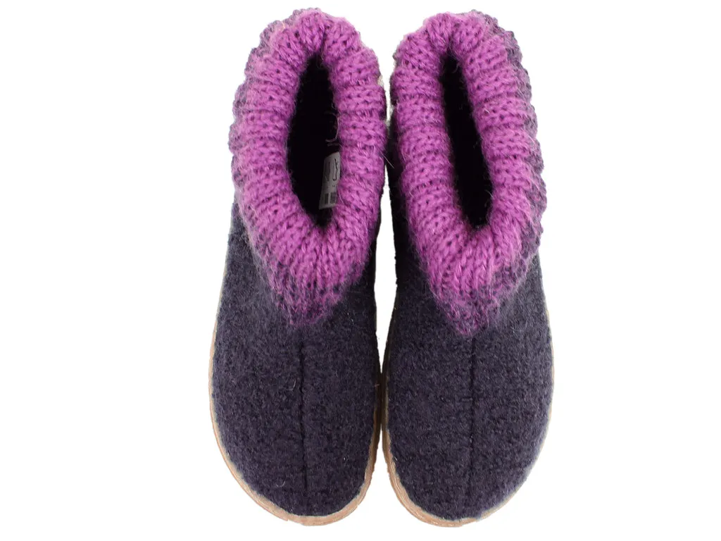 Haflinger Children's slippers Yuki Lavender