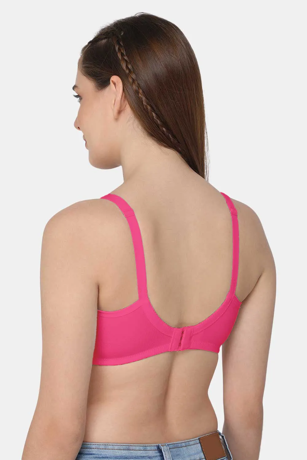 High Coverage Non-Wired Non-Padded Intimacy T-Shirt Bra Other Shades- DEFM