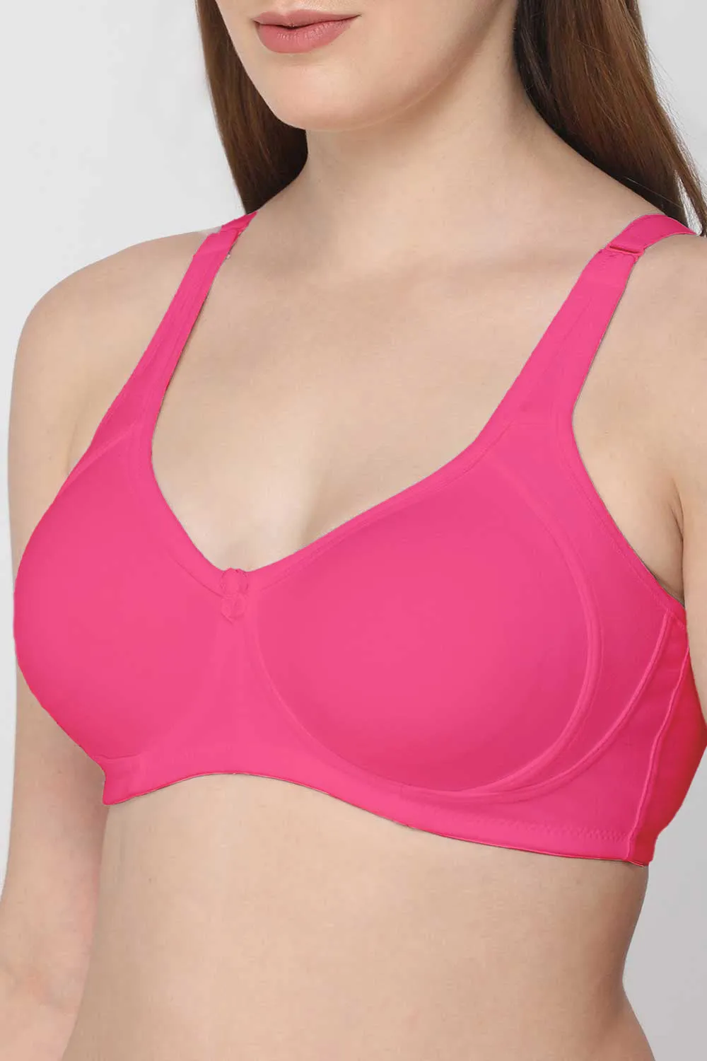 High Coverage Non-Wired Non-Padded Intimacy T-Shirt Bra Other Shades- DEFM