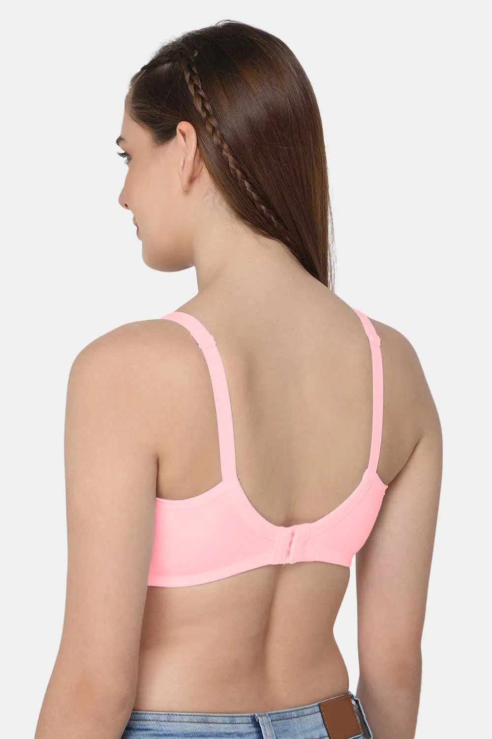 High Coverage Non-Wired Non-Padded Intimacy T-Shirt Bra Other Shades- DEFM