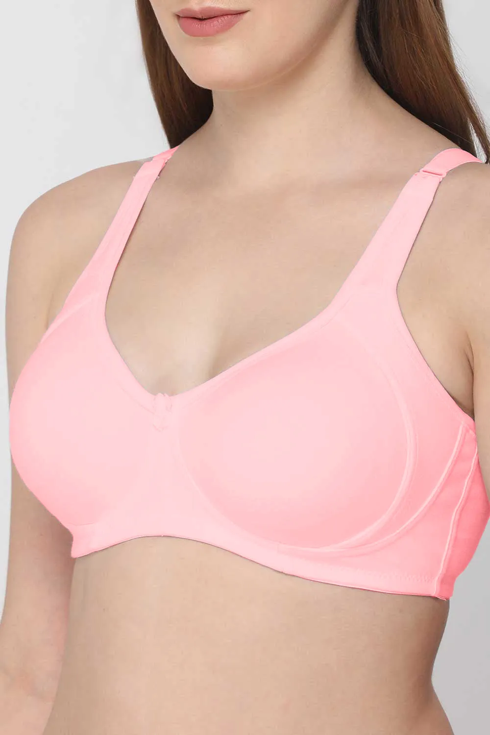 High Coverage Non-Wired Non-Padded Intimacy T-Shirt Bra Other Shades- DEFM