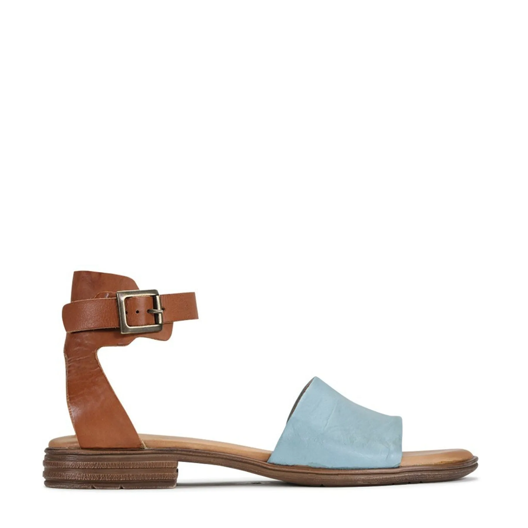 ILOS ANKLE STRAP. LEATHER SANDALS