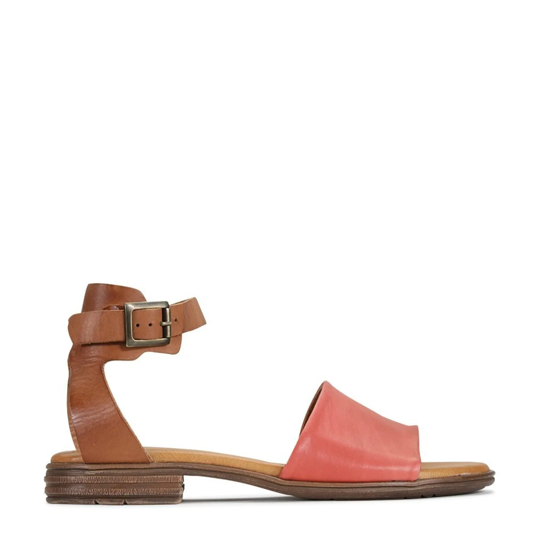 ILOS ANKLE STRAP. LEATHER SANDALS