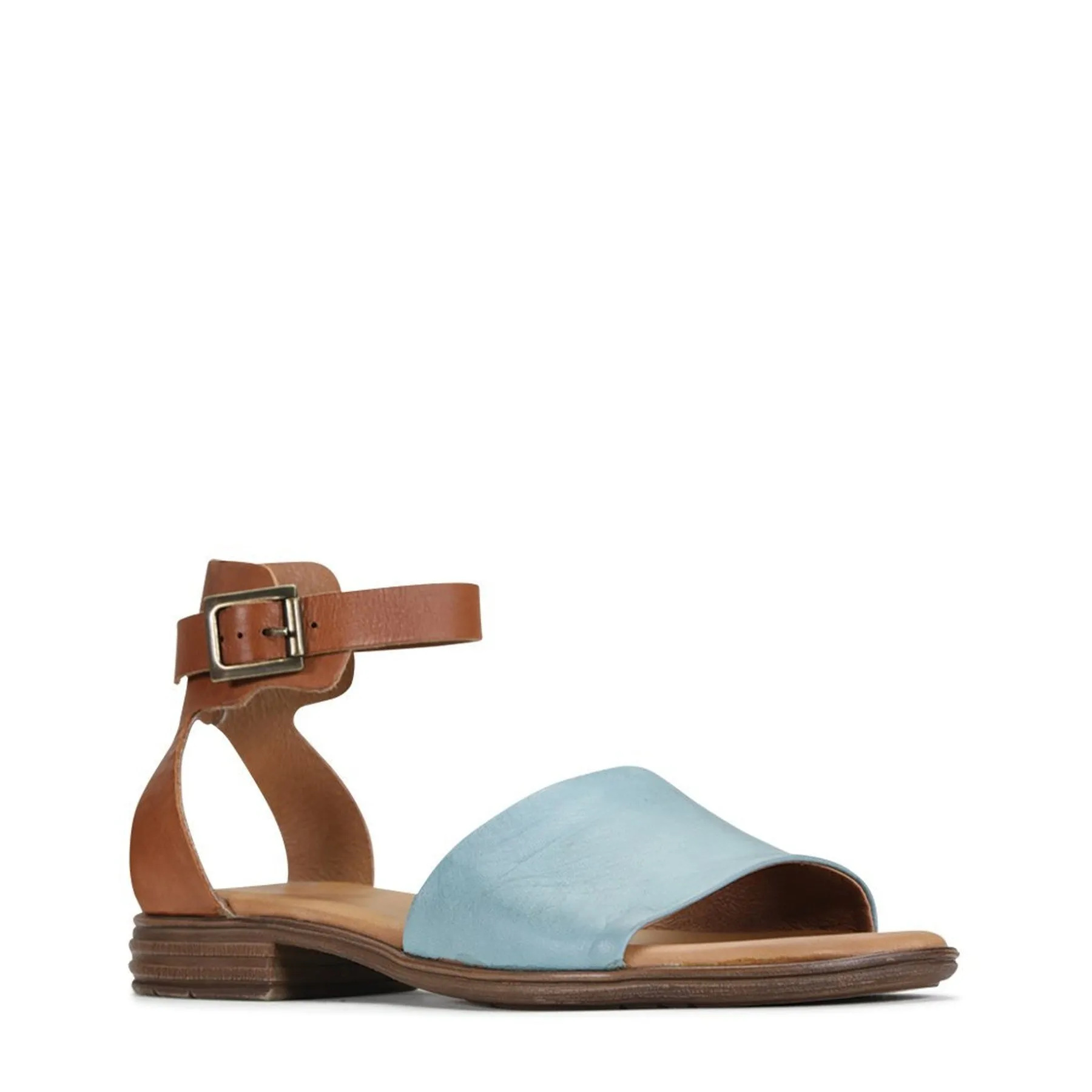 ILOS ANKLE STRAP. LEATHER SANDALS