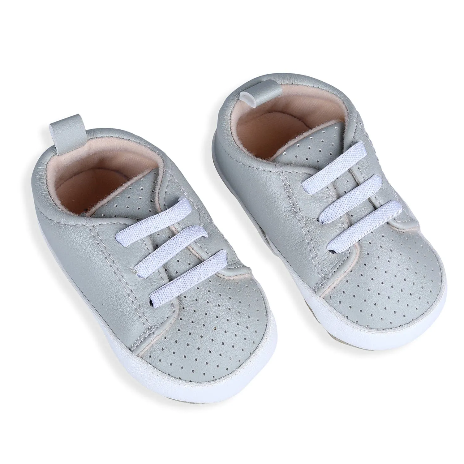 Lace-Up Comfortable And Breathable Anti-Slip Sneaker Shoes - Grey