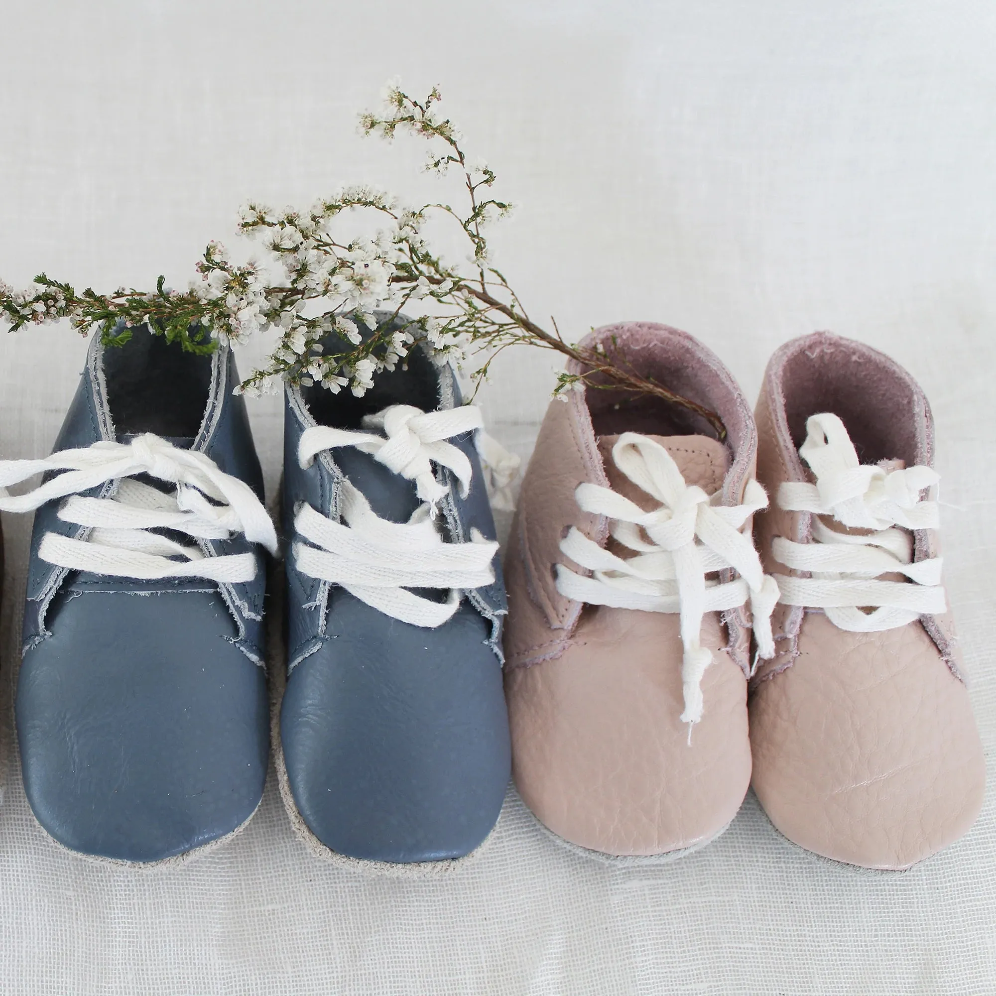 Lace Up Soft Sole Baby Shoes