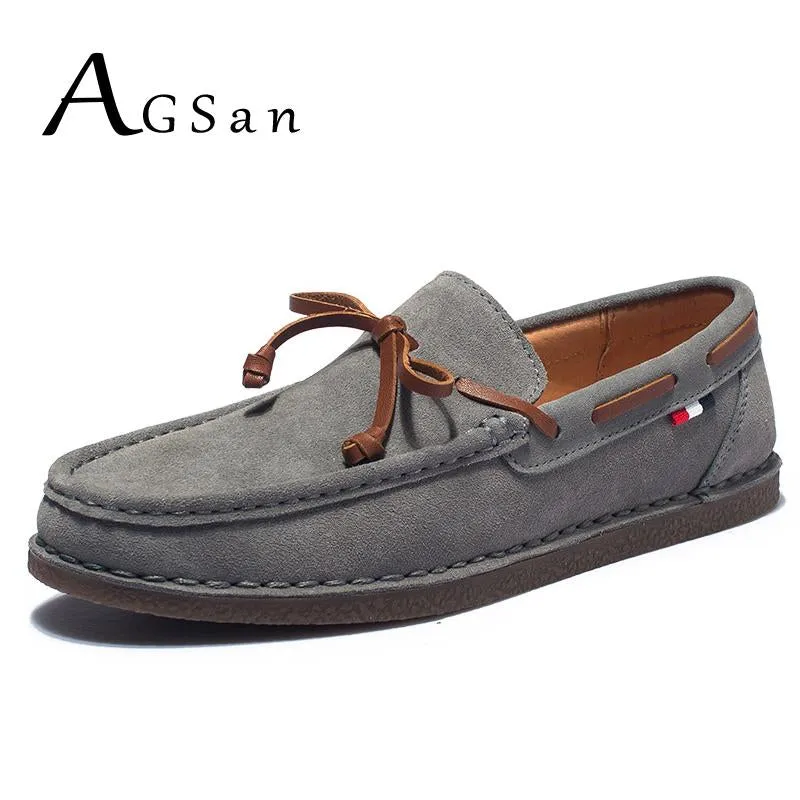 Luxury Genuine Leather Boat Shoes - 3 Colors