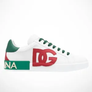 Men Portofino Logo D&G (White & Green)