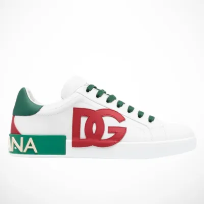 Men Portofino Logo D&G (White & Green)