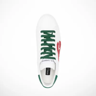 Men Portofino Logo D&G (White & Green)