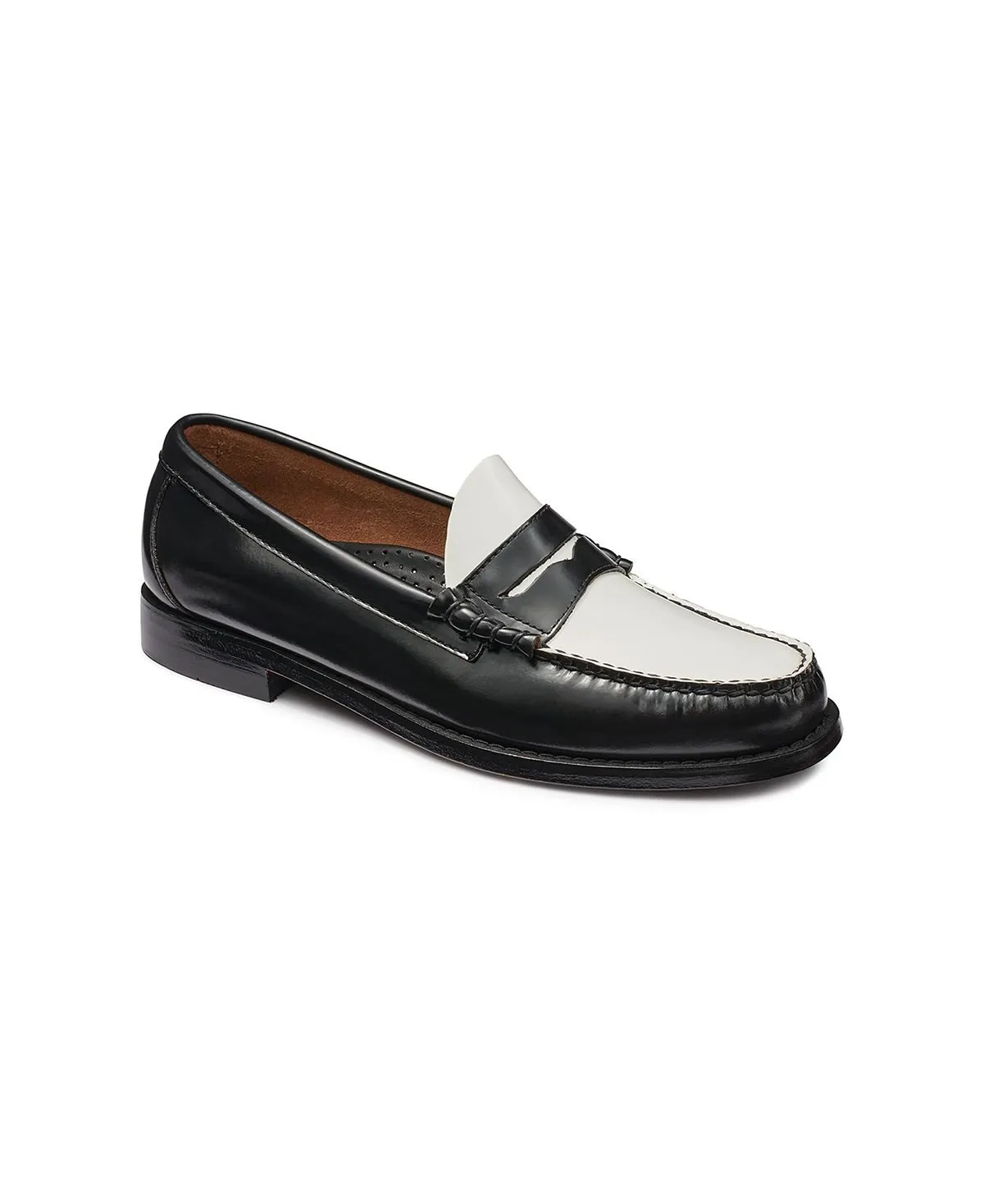 Men's larson weejuns moccasins from gh bass G. Bass & Co., black and white