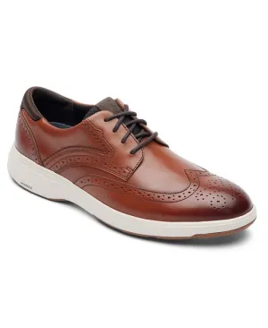 Men's Noah Wingtip Rockport Shoes, tan/beige