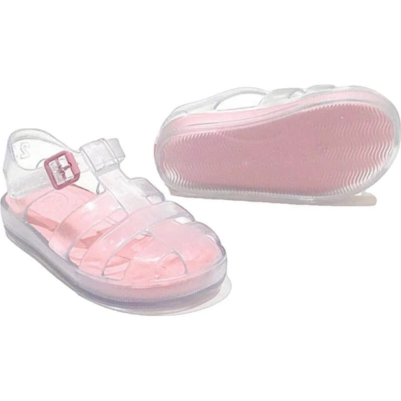 Monaco Clear Pink Jelly Sandals