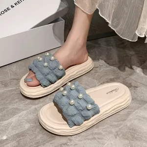 Muffin Pearl Non-slip Slipper Sandals