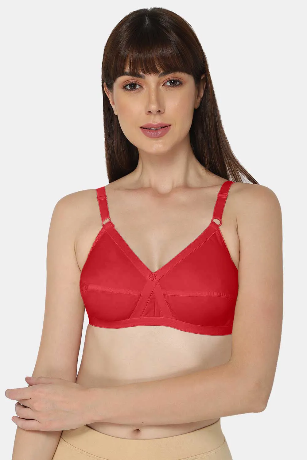 Naidu Hall Full Coverage Non-Wired Non-Padded Heritage Collection Cotton Saree Bra