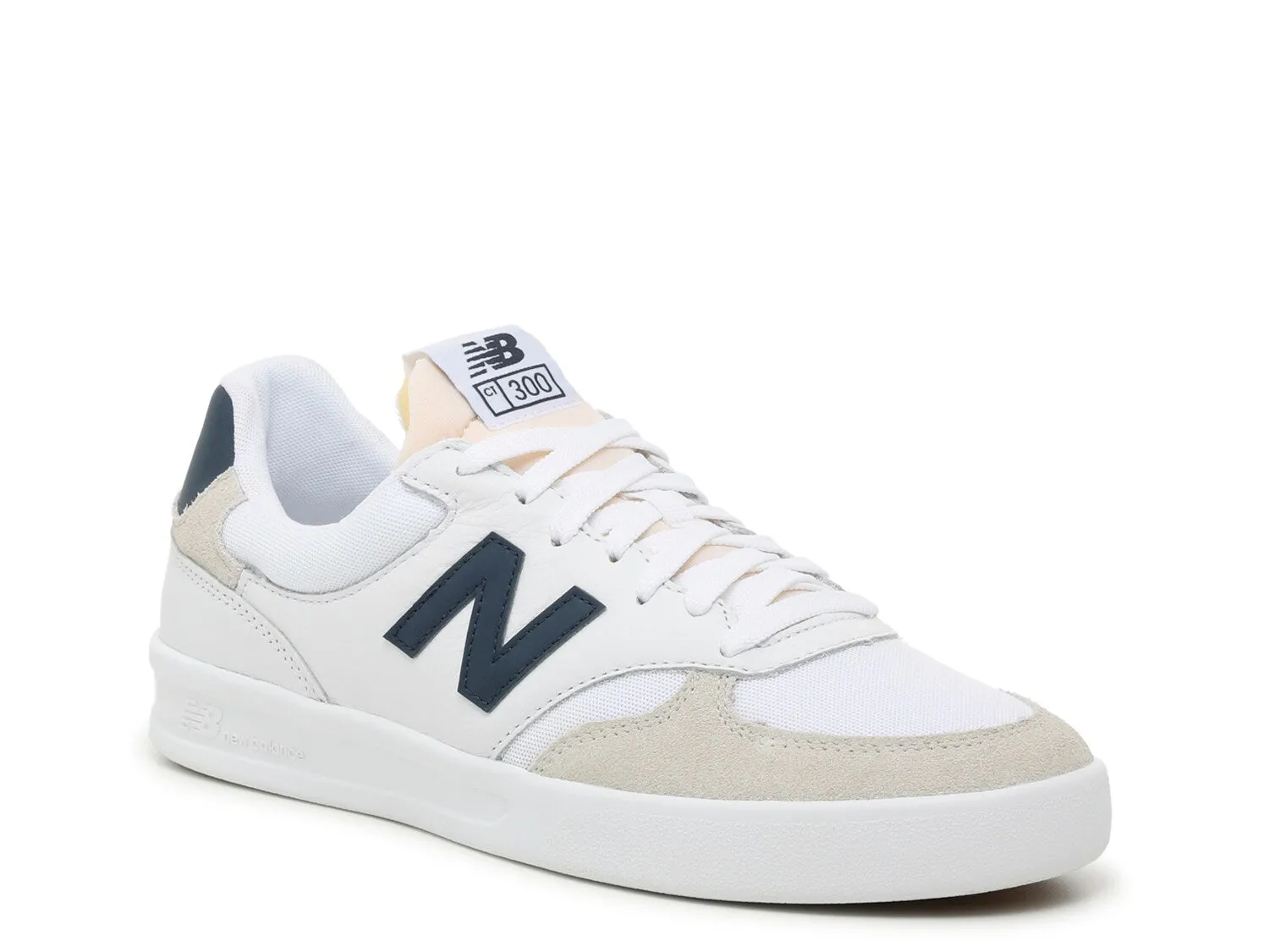 New Balance CT300 v3 Court sneakers, white/blue