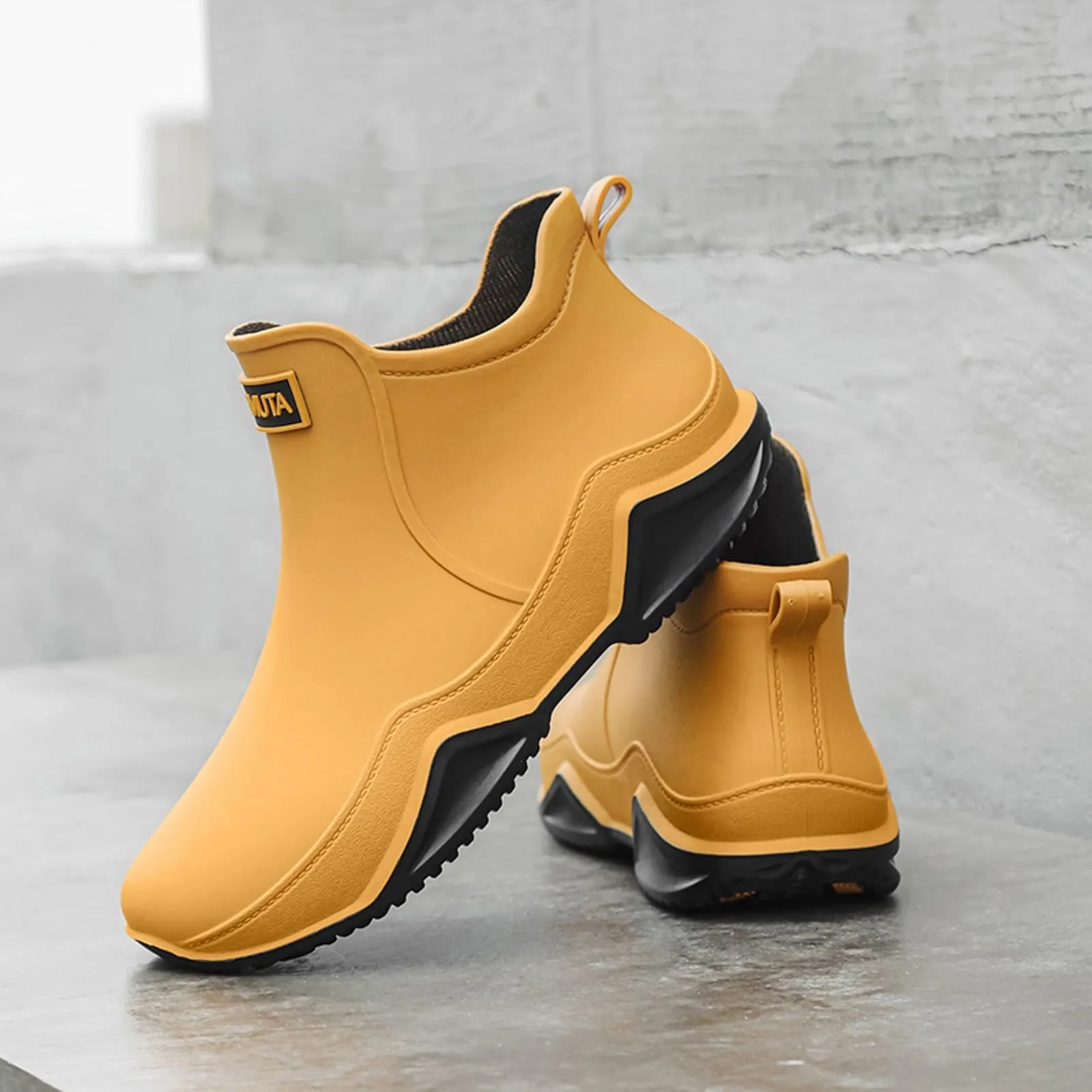 Outdoor Hiking Waterproof Shoes, Non-slip Wear-resistant Rain Boots