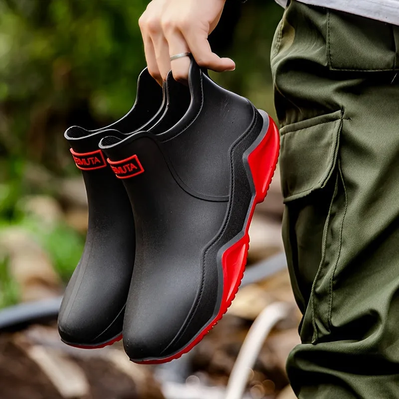 Outdoor Hiking Waterproof Shoes, Non-slip Wear-resistant Rain Boots