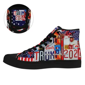 Personalized Trump High Top Sneakers, Custom Comfort shoes, Unisex Shoes,FN024-24020042