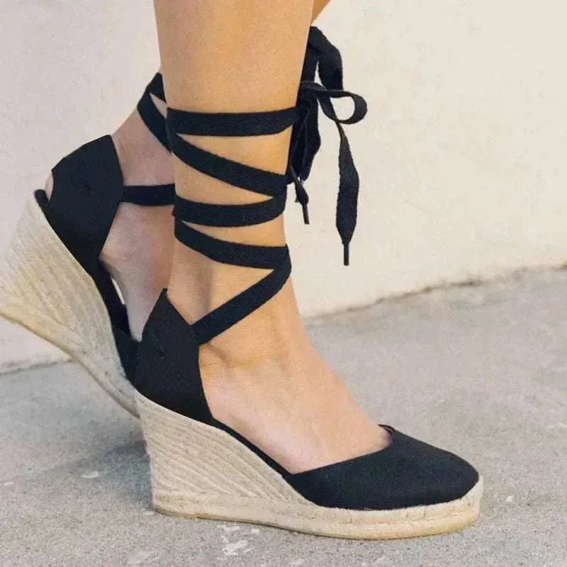 Platform Heels: Bottom Strap Ladies Sandals - Stylish & Comfortable