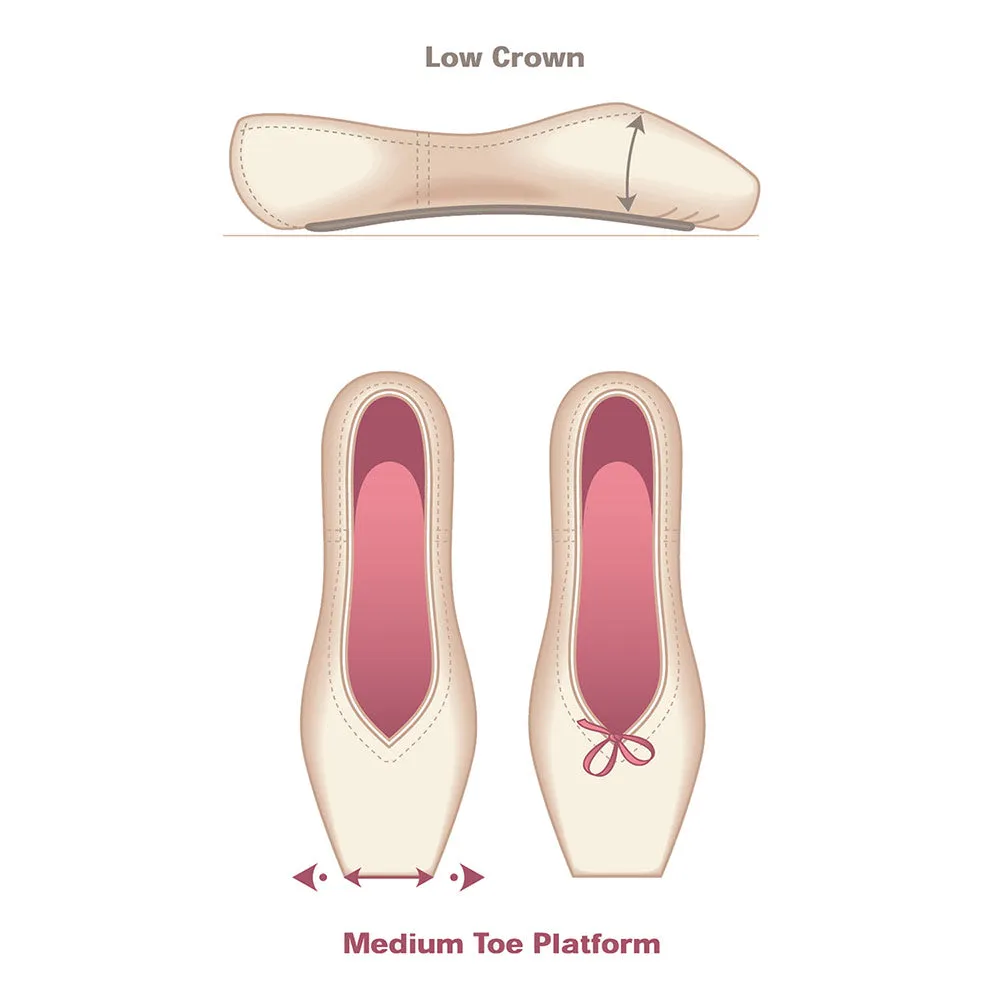 Russian Pointe Almaz V-Cut Pointe Shoes - Flexible Hard Shank