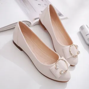 Soft Bottom Mary Jane Flat Low-cut Shoes