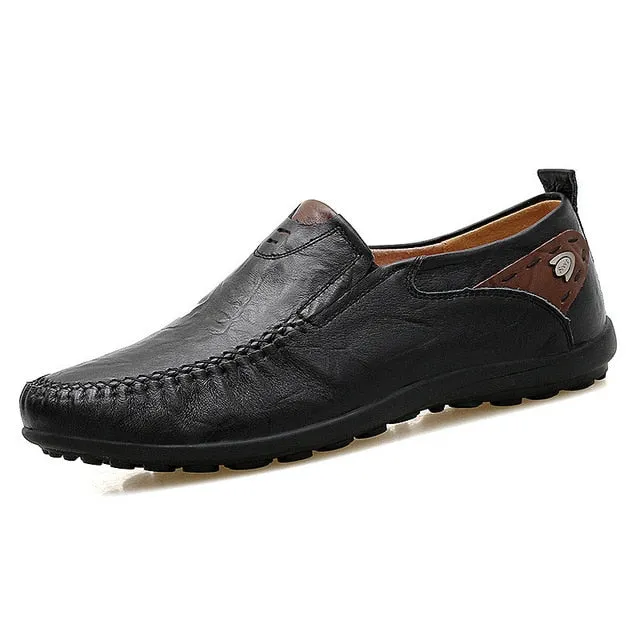 Soft Leather Casual Handmade Comfortable Loafers