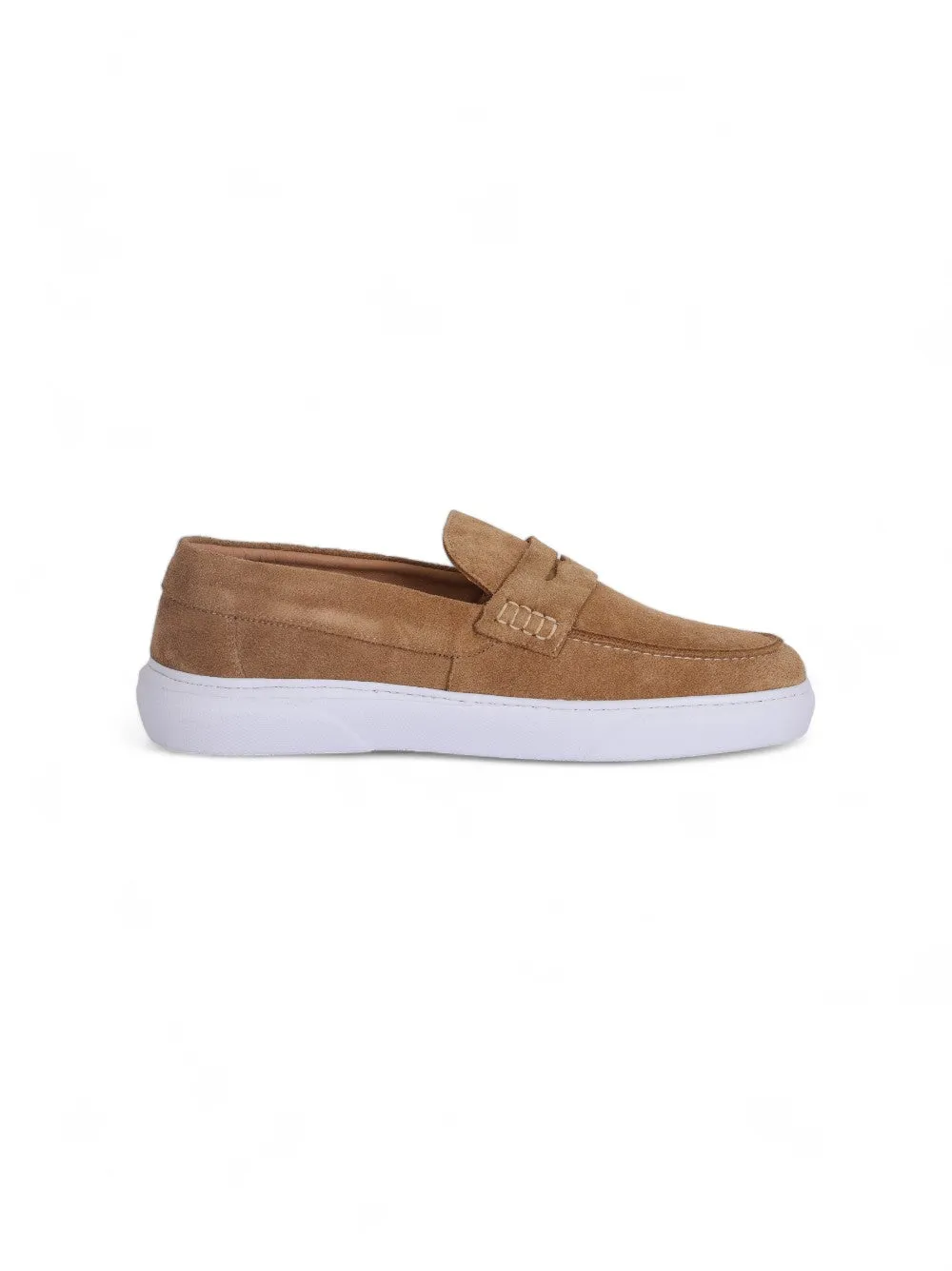 Stylish Slip On Moccasin Beige Shoes