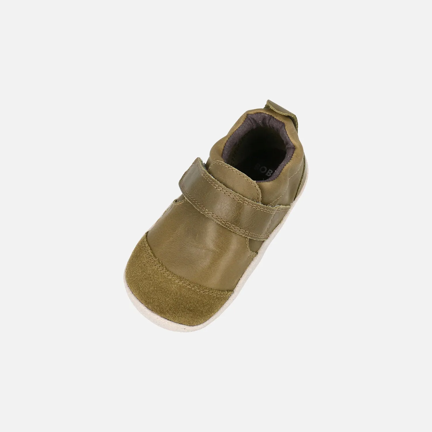 Toddler Leather Marvel Early Walker Shoes - Olive