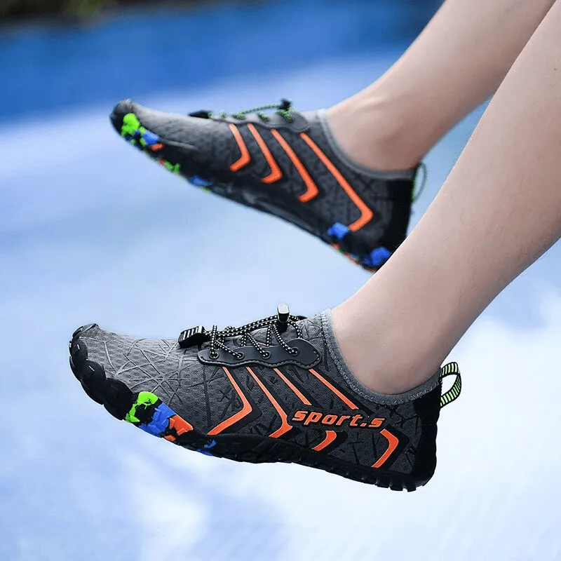 Unisex Breathable Non-Slip Water Shoes with Elastic Drawstring - SF0515