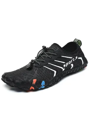 Unisex Breathable Non-Slip Water Shoes with Elastic Drawstring - SF0515