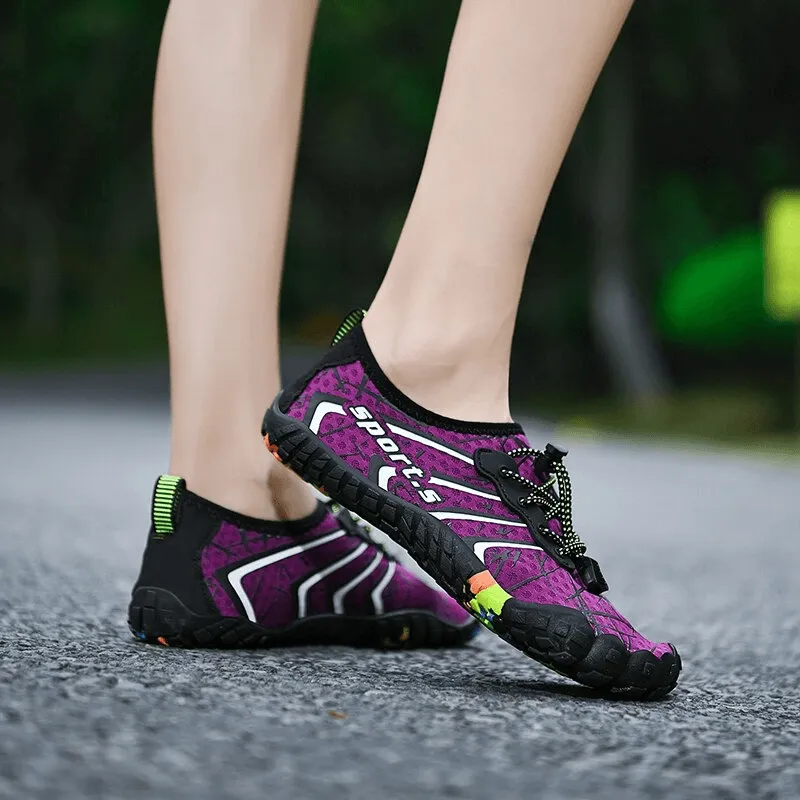 Unisex Breathable Non-Slip Water Shoes with Elastic Drawstring - SF0515