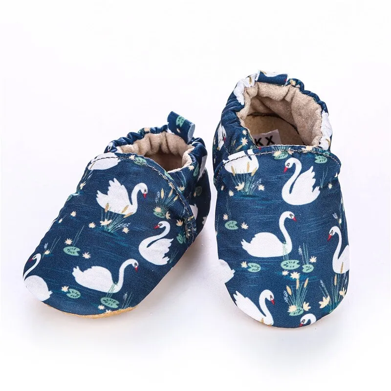 Unisex Cotton Anti-Slip Sole Soft Shoes For Toddlers