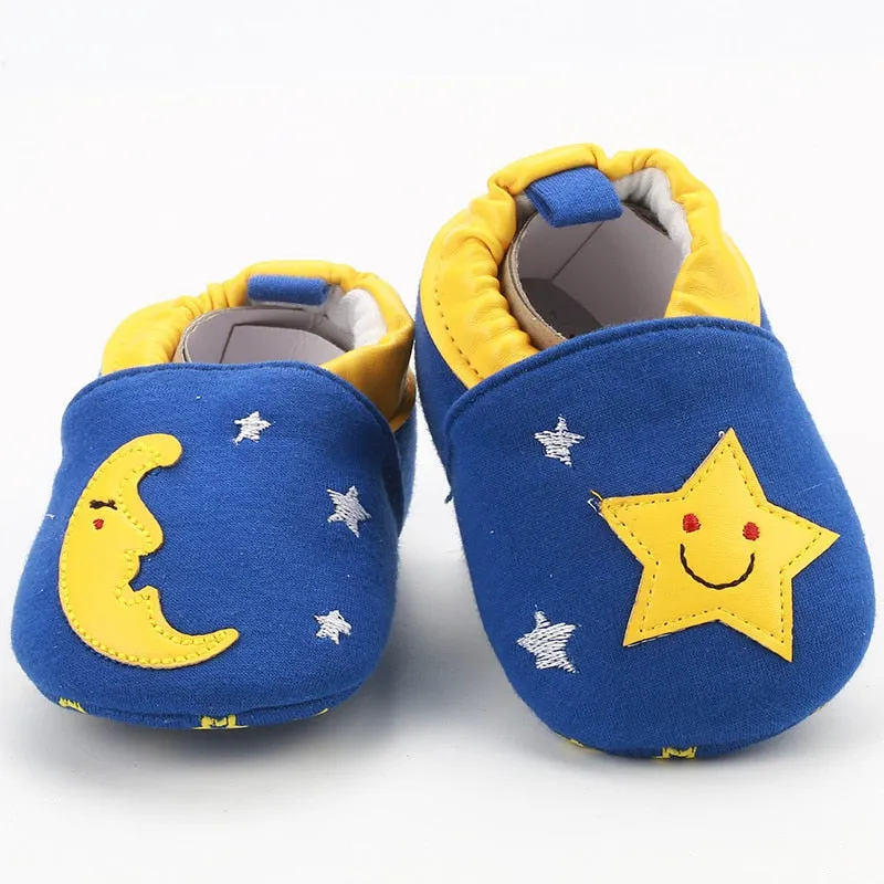 Unisex Cotton Anti-Slip Sole Soft Shoes For Toddlers