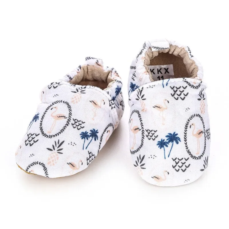 Unisex Cotton Anti-Slip Sole Soft Shoes For Toddlers