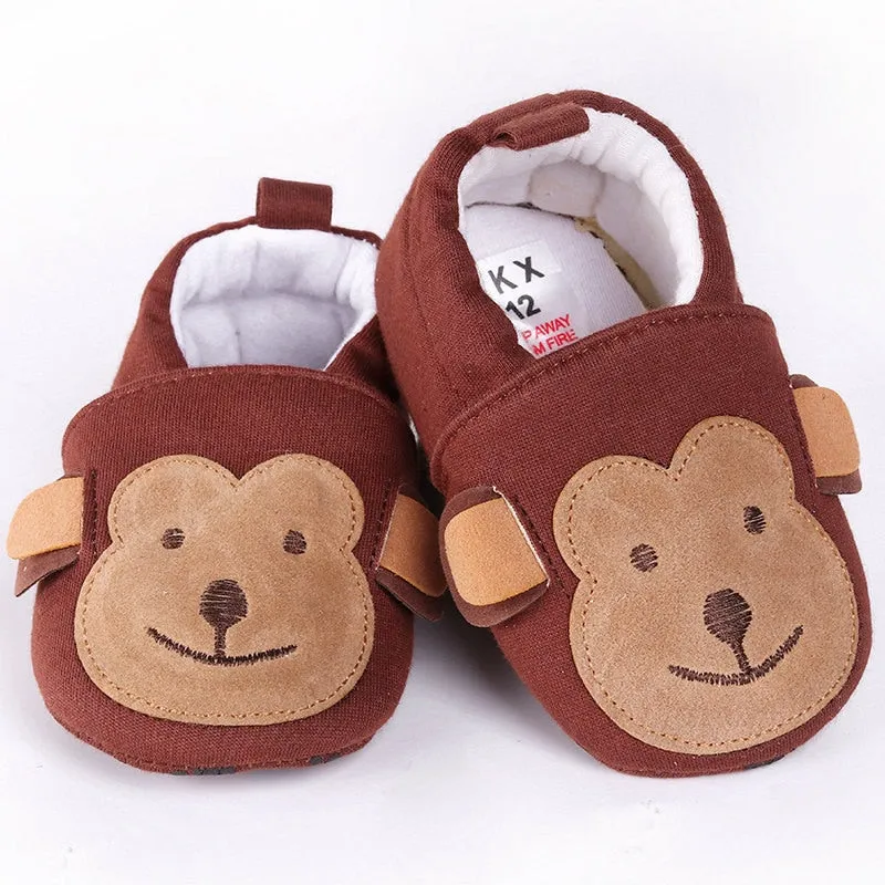 Unisex Cotton Anti-Slip Sole Soft Shoes For Toddlers